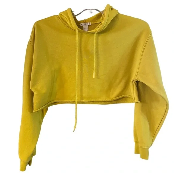 FOREVER 21 Cropped Hoodie Size M - Picture 1 of 7
